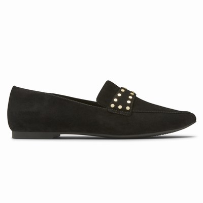 Rockport Total Motion Laylani Studded Mokassins Damen Schwarz EZK-654280